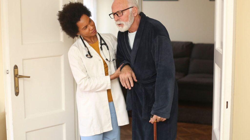 Help with daily tasks to support independence in older adults.